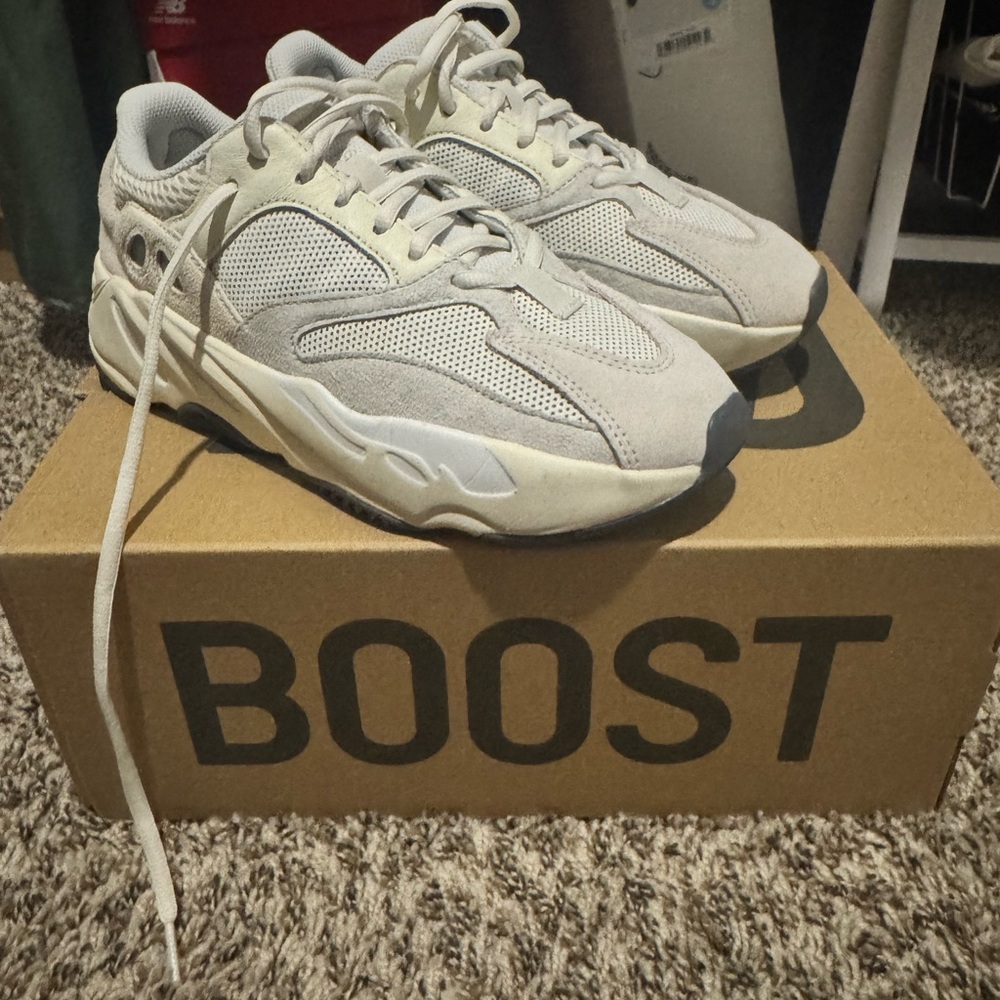 adidas Cream and Gray Women's Sneakers